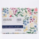 Ver imagem 4 de Jogo de Cama de Casal 150 Fios Duplo 4 Peças Floral Iris Camesa