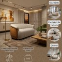 Ver imagem 7 de Namoradeira Marselha Orgânica 150cm Compôse Courino Caramelo Linho Bege Elegante Resistente Confortá