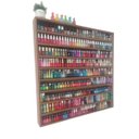 Ver imagem 1 de Expositor de Esmalte Organizador 200 Esmaltes Nicho Esmalteiro:amadeirado