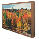 Ver imagem 3 de Quadro Decorativo Caixa Árvores de Outono Tacolado Moldura Caixa 3cm Madeira sem Vidro 30 X 40cm