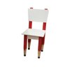 Cadeira Infantil Formato Lápis de Escrever com Borracha:vermelho - 1