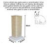 Arranhador Gato Canto Sofá Modelo Sisal - Branco - 3