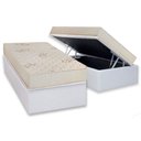 Ver imagem 1 de Conjunto Box Baú Solteiro: Colchão Espuma Luckspuma D45 Gran Luck Pró Saúde + Base Crc Courano