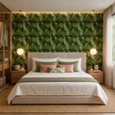 Ver imagem 4 de Papel de Parede Adesivo Decorativo Botanic Folhagens - Kit 10 Metros
