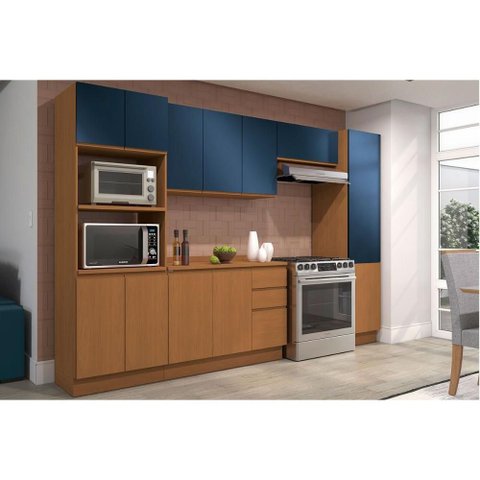 Cozinha Completa Ciela 6 Peças (2aéreos+1balcão+1paneleiro+1torrequente+1complemento) C6p94