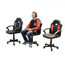Ver imagem 3 de Cadeira Office Gamer Kids Giratória com Altura Regulável Rivatti