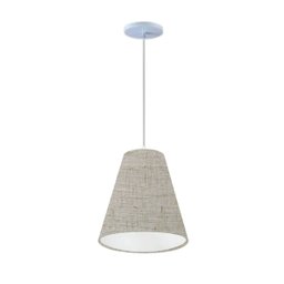 Lustre Pendente Luminária Cone 30/13x25 Varias Cores Md8040 Boreal Cúpulas e Abajures Lustre Pendent - 1