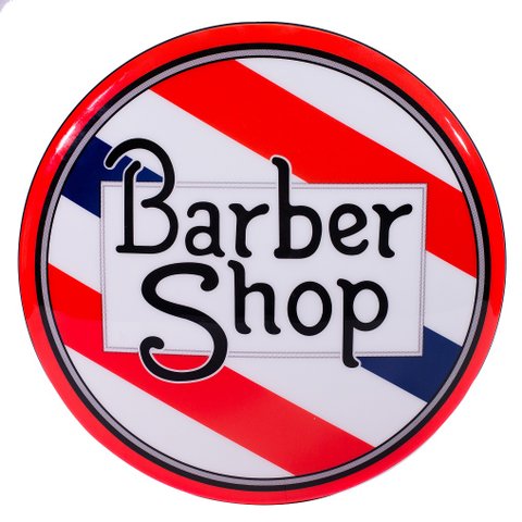 Luminoso de Parede Barber Shop Color Barbearia Salão Retrô Vintage para Bar, Garagem, Churrasqueira