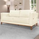 Ver imagem 6 de Sofa Balli 2 Lugares 170cm Pes Madeira Linho 221 Perola Ezz Perola