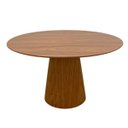 Ver imagem 2 de Conjunto Mesa de Jantar Cone Oval 120x80 cm Freijó + 4 Cadeiras Eames Dkr Wood Preta Personal Decor
