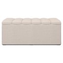 Ver mais imagens de Recamier Calcadeira Bau 100 Cm Dalia Linho Cru Artte Cru