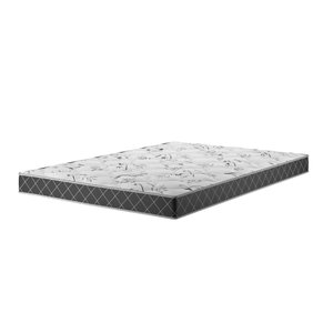 Colchão Espuma D28 Casal 17cm 1,88cm 1,38cm Double Face Classic Xadrez Preto - Casa Giulia