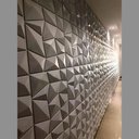 Ver imagem 5 de 50 Placas 3d Revestimento Parede Diamante Autocolante 25x25cm