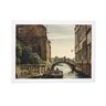 Lindo quadro decorativo cidade medieval brc7163 - 1