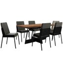 Ver imagem 2 de Conjunto Sala de Jantar 6 Cadeiras Boston Carraro