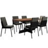 Conjunto Sala de Jantar 6 Cadeiras Boston Carraro - 2
