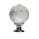 Ver imagem 2 de Puxador Bola Cristal Cromado 30 Mm Mark