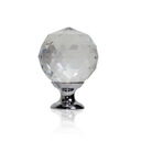 Ver imagem 1 de Puxador Bola Cristal Cromado 30 Mm Mark