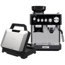 Ver imagem 1 de Kit Cafeteira Espresso Nova Perfect Brew e Sanduicheira Inox Preto 1,8L 220V Oster