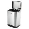 Lixeira Retangular 12 Litros Inox com Pedal Vonder Inox - 1