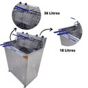 Ver imagem 3 de Fritadeira Elétrica Profissional Água e Óleo 15kw Cubas 36L e 18L 220v
