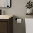 Ver imagem 2 de Papeleira Porta Papel Higiênico para Banheiro - Black Matte - Dpace9511 Drop Metais