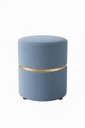 Ver imagem 3 de Puff Cinta no Meio Decorativa Azul Linho