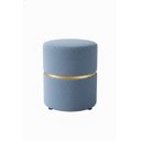 Ver imagem 3 de Puff Cinta no Meio Decorativa Azul Linho