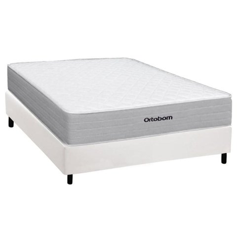 Cama Box Crc Casal +Colchão Molas Venno Ortobom 138x188