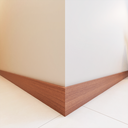 Ver imagem 2 de Kit 5 Rodapé MDF 10cm Liso Madeira Laminado Resistente Sala Quarto Cozinha Parede Moderna Pronto Apl