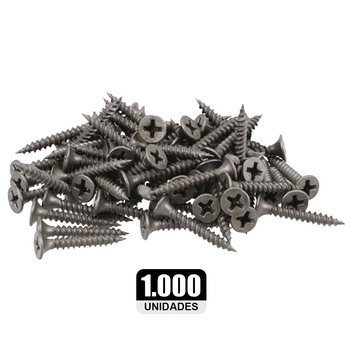 Vis à Placo TIMCO 3.5x42 Mm Noire – Boîte De 200 – Pour Plaques De Plâtre – Acier Trempé, Filetage Total, Pointe Tranchante