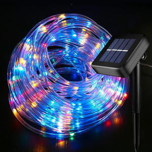 Pisca-pisca Solar, Fio de Fada, 7m, Colorido, Externo, com Bateria