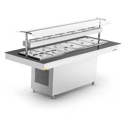 Buffet Quente e Frio Refrimate 12 Cubas 220v Nbrcqf 12 - 1