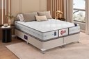 Ver imagem 1 de Cama Box + Colchão Castor King Vitagel Classic Double Face Pocket 180x200x63cm