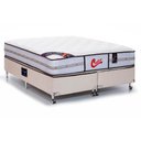 Ver imagem 2 de Cama Box + Colchão Castor King Vitagel Classic Double Face Pocket 180x200x63cm