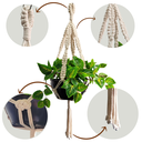 Ver imagem 1 de Suporte de Plantas em Macramê - Modelo: MASC-G