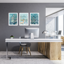Ver imagem 2 de Tríptico - Quadros Decorativos Floral Natureza Grande:Branco