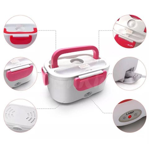 Marmita Lancheira Elétrica Lorben Aquecedor Alimentos Tomada 110v-220v e Plugue Carro 12v