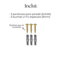 Ver imagem 5 de Suporte de Parede Decorativo Tipo U Multiuso Aço Resistente Gancho Moderno Mangueira Escada