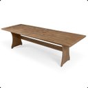 Ver imagem 6 de Kit Conjunto Mesa Rústica com 2 Bancos França 2m Rústico