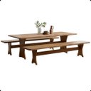 Ver imagem 4 de Kit Conjunto Mesa Rústica com 2 Bancos França 2m Rústico