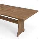 Ver imagem 7 de Kit Conjunto Mesa Rústica com 2 Bancos França 2m Rústico