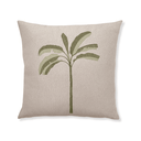 Ver imagem 1 de Almofada Bordada Palmeira Verde - Completa