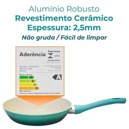 Frigideira Miami Indução com Revestimento Cerâmica 24cm - 2