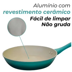 Frigideira Miami Indução com Revestimento Cerâmica 24cm - 3