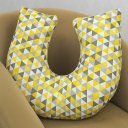 Ver imagem 1 de Almofada de Amamentação para Bebê Super Macio 100% Algodão - Amarelo