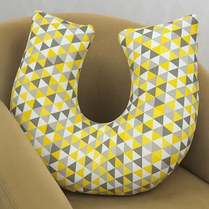 Almofada de Amamentação para Bebê Super Macio 100% Algodão - Amarelo