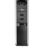 Torre de Tomada com Tampa Inox Multplug 2 Tomadas 2 Usb - 4