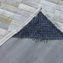 Ver imagem 3 de Tapete De Couro Bege Claro 1,50x2,50 Sem Bordas