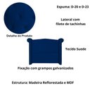 Ver imagem 4 de Kit Cabeceira e Calçadeira Box Sienna 90 Cm Solteiro Suede